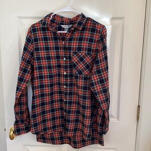 Women’s Plaid Flannel Shirt LARGE